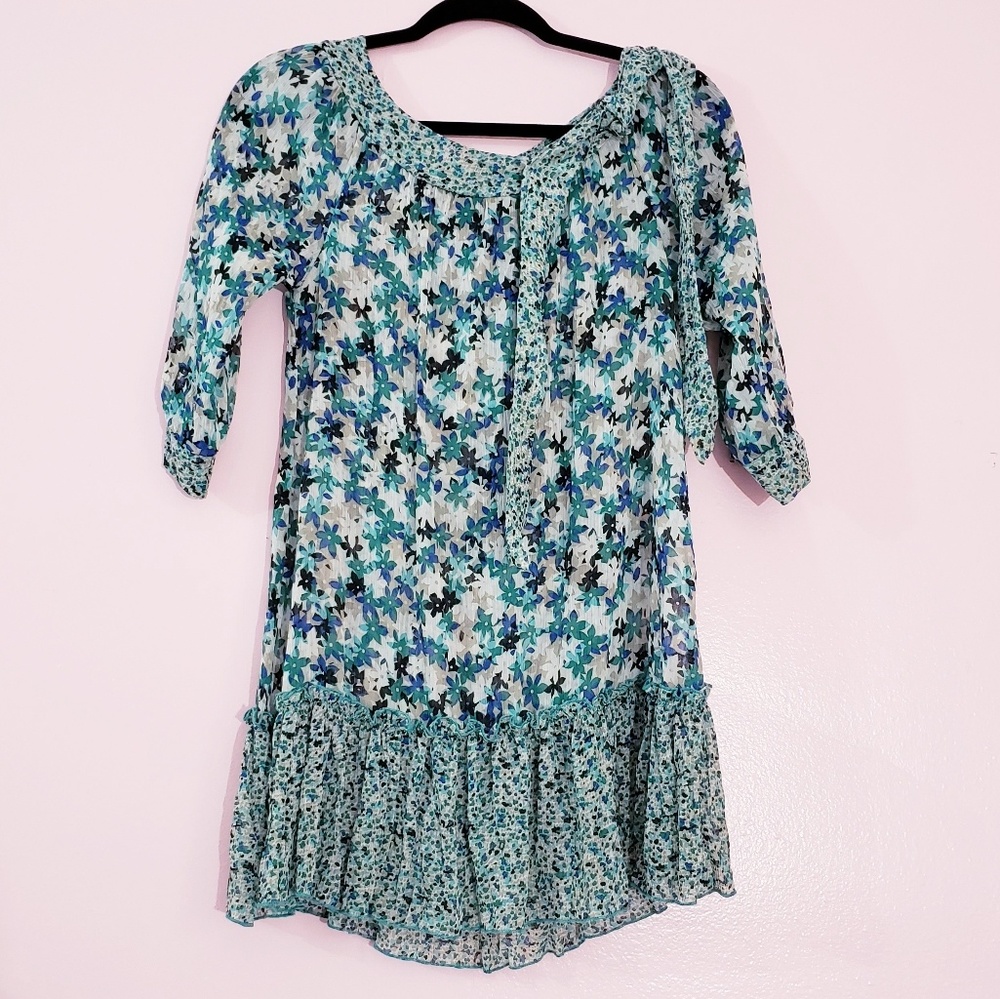 Le Phare De La Baleine Floral Top Size S